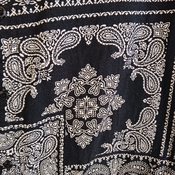 Size S & M Basement Mens Dress Casual Short Sleeve Regular Fit NWO Cotton/ Linen - Picture 2 of 7